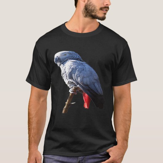 African Grey Parrot Premium T-shirt (Voorkant)
