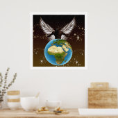 African Guardian Angel Poster (Keuken)