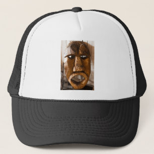 African Hand Carved Masker Trucker Pet
