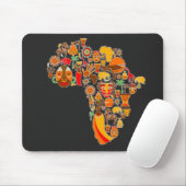 AFrican-kaart Muismat (Met muis)