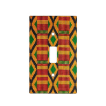 African Kente Cloth Design Light Switch Hoesje