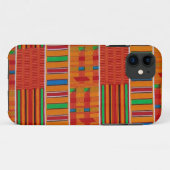 African Kente Cloth iPhone Case (Achterkant (horizontaal))