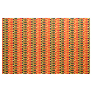 African Kente Cloth Pattern Stof