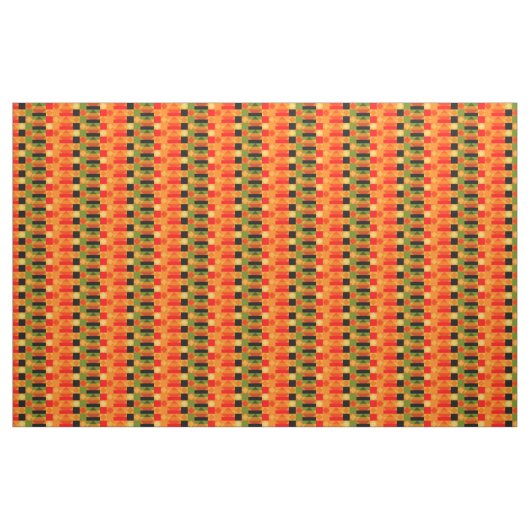 African Kente Cloth Pattern Stof (Yard (91,4 cm))
