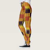 African Kente Pattern Ceremonial Textile Leggings (Links)