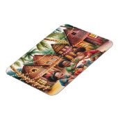 African Kids Christmas Photo Magnet Magneet (Linkerzijde)