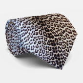 AFRICAN LEOPARD PATTERN MANNEN FORMEEL STROPDAS (Opgerold)