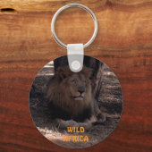 AFRICAN LION Wildlife Sleutelhanger (Voorkant)