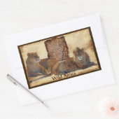 AFRICAN LIONS Big Five Kaart van Afrika Stickers (Envelop)