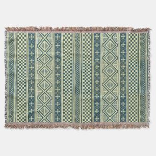 African Mali Pattern Throw Blanket IX Deken