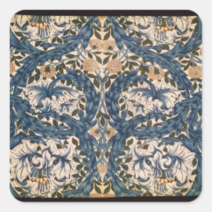 African Marigold' design, 1876 Vierkante Sticker