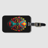 African Mask Bagagelabel (Voorkant (horizontaal))