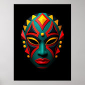 African Mask Poster (Voorkant)