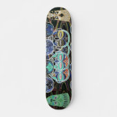 African Masks V1 Skateboard (Voorkant)