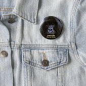 African Mountain Gorilla EARTH DAY Button (In situ)