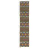 African Mud Cloth Table Runner Korte Tafelloper (Voorkant)