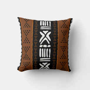 African Mudcloth Bogolan Design Sierkussen