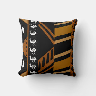 African Mudcloth Bogolan Design Sierkussen
