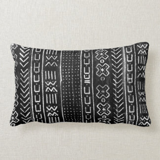 African Mudcloth Lumbar Pillow Kussen