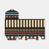 African Ornamenten Pattern Bedankdoosjes (Uitgevouwen)