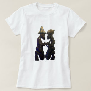 African Paired Hearts: een prachtig moment T-shirt