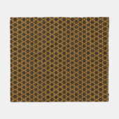 African Pattern Fleece Blanket (Voorkant (Horizontaal))