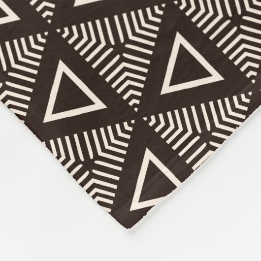 African Pattern Fleece Blanket (Hoek)