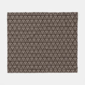 African Pattern Fleece Blanket Deken (Voorkant (Horizontaal))