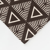 African Pattern Fleece Blanket Deken (Hoek)