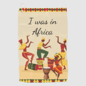 African Pattern  Golfhanddoek (Voorkant)