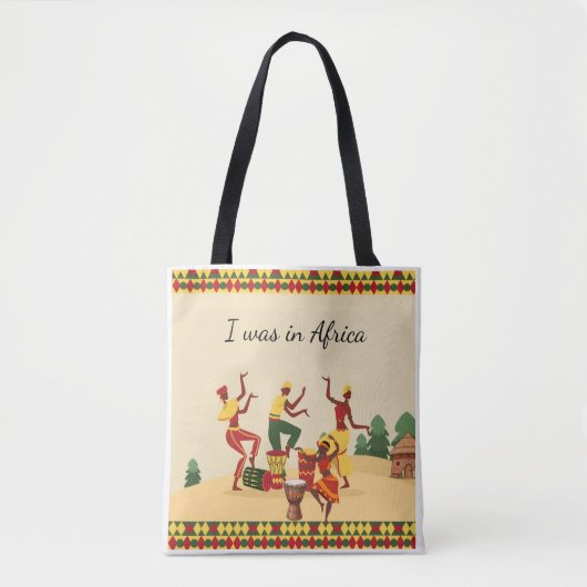 African Pattern Tote Bag | Ankara Print | Cultural (Voorkant)