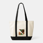 African Pattern Tote Bag | Ankara Print | Cultural (Achterkant)