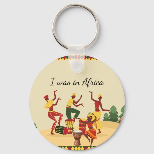 African Pattern Tote Bag | Ankara Print | Cultural Sleutelhanger (Voorkant)