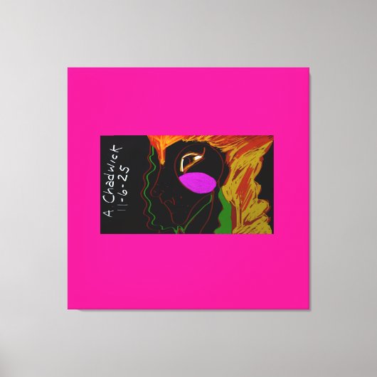 African Phoenix Rising  Canvas Afdruk (Voorkant)