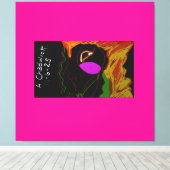 African Phoenix Rising  Canvas Afdruk (Insitu (Houten vloer))