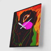 African Phoenix Rising  Vierkante Klok (Hoek)