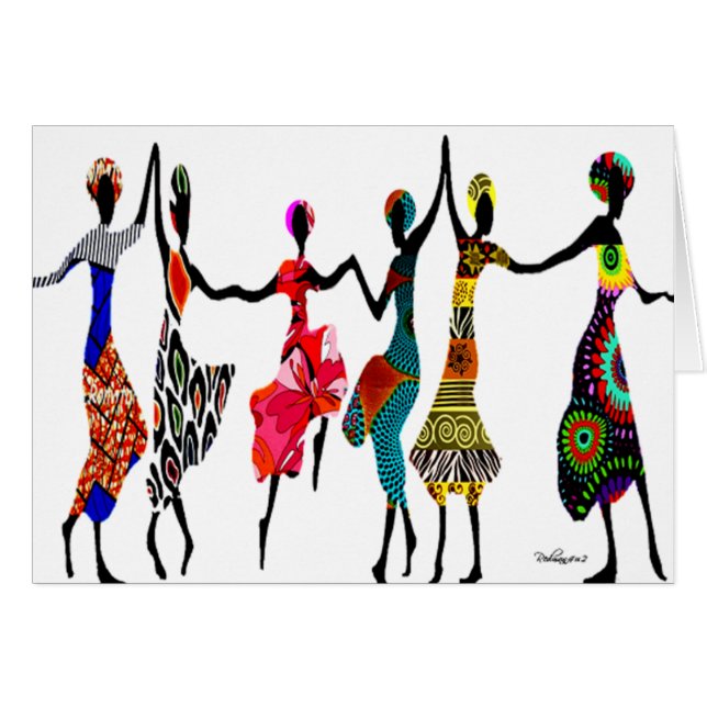 African Piedere Dance (Voorkant Horizontaal)