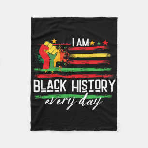African Pride Juneteenth Black History Month Fleece Deken