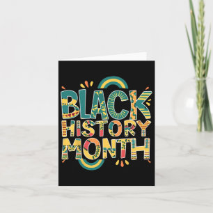 African Pride Mannen Black History Month 24 7 Bhm  Kaart