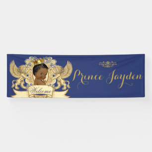 African Prince Royal Blue Gold Elegant Spandoek