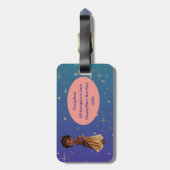 African princess luggage tag bagagelabel (Achterkant verticaal)