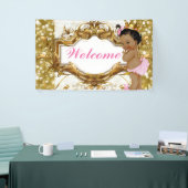 African Princess Royal Baby shower Welcome Banner (Beurs)