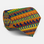 African print "Ankara" Stropdas (Opgerold)