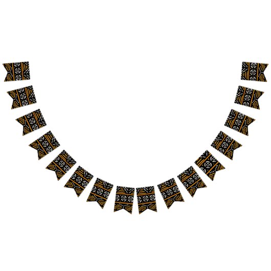 African Print Bunting Flags Vlaggetjes (Alle)