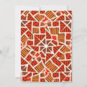 African Print Enregistrer la carte de date (Dos)