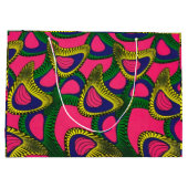 African Print Large Gift Bag Groot Cadeauzakje (Achterkant)