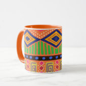 African Print Mok (Voorkant links)