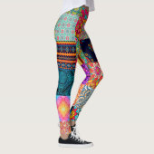 African Print Patchwork Kleurrijke Leggings (Rechts)