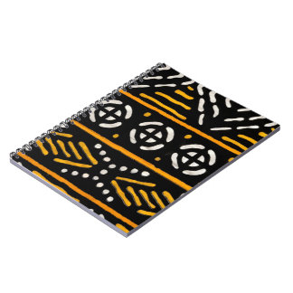 African Print Spiraal Gelijnd Notitieboek