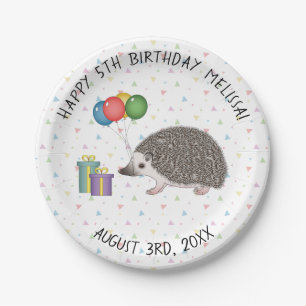 African Pygmy Hedégel Animal - Happy Birthday Papieren Bordje